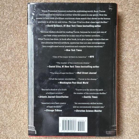4/$25 The Last Trial by Scott Turow - Hardcover - Picture 6 of 6